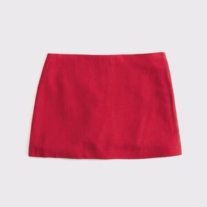 Abercrombie The A&F Scarlett Mid Rise Mini Skort